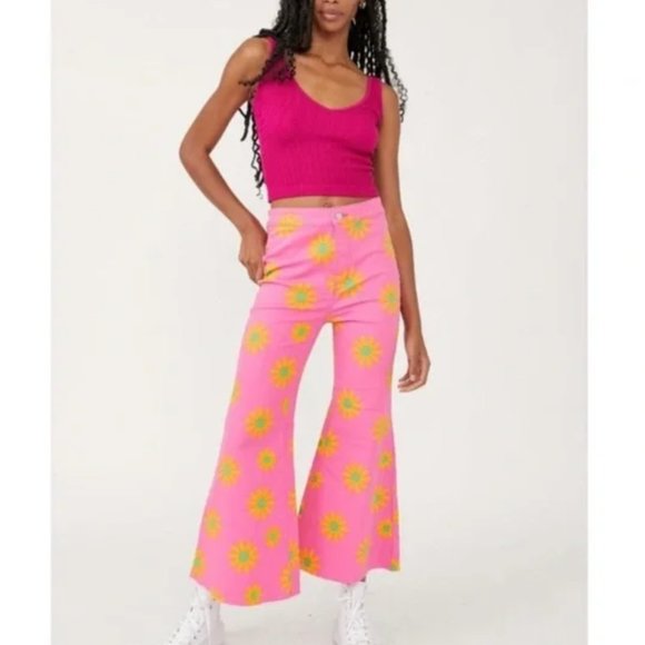 Free People Floral Jeans Nwt size 27 - Picture 6 of 10